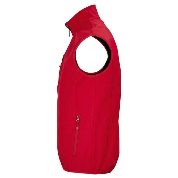 SOLS Mens Falcon Softshell Recycled Body Warmer / Pepper Red - Picture 2 of 3
